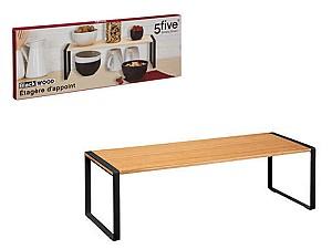 Suport Five lemn/metal 50.5X18X15cm