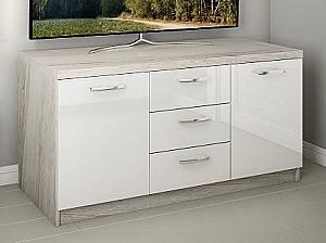 Comoda PS BX-150 (3 sert.) Stejar Cortona / Alb