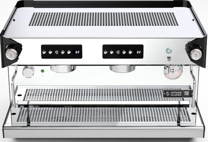 Aparat de cafea industrial Officine Allegra 2 grupe Lamina