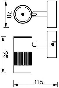 Corp de iluminat directionat LED Horoz TOKYO