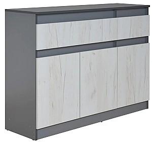 Comoda Modern Komfi 120 (Slate Gray/Craft Oak White)