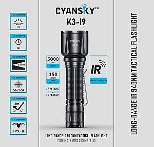 Lanterna Cyansky K3-I9