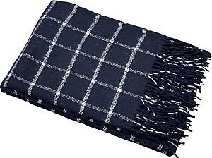 Pled Vladi Palermo 140x200 (Lână 20%, Poliester 40%, Acril 40%) Albastru