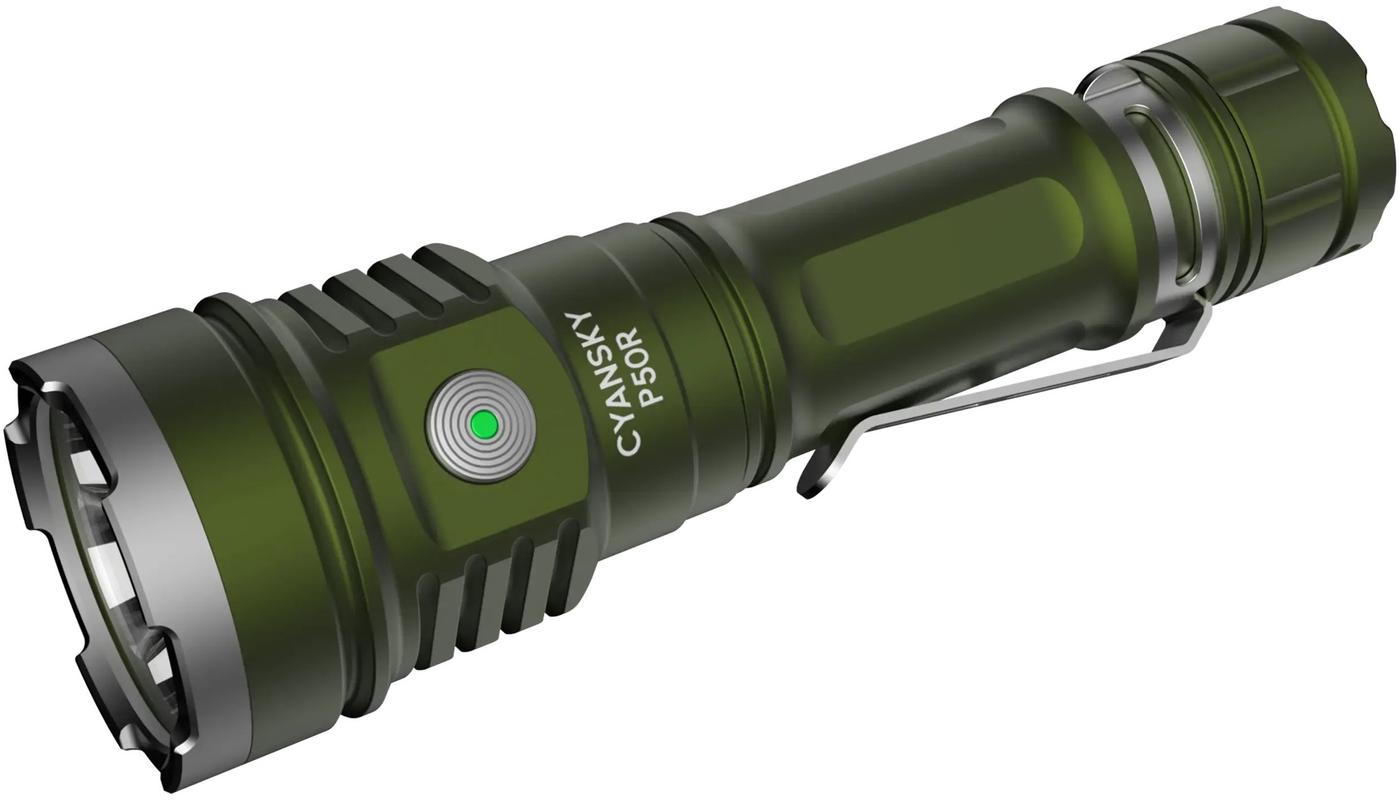 Lanterna Cyansky P50R LED Flashlight Green