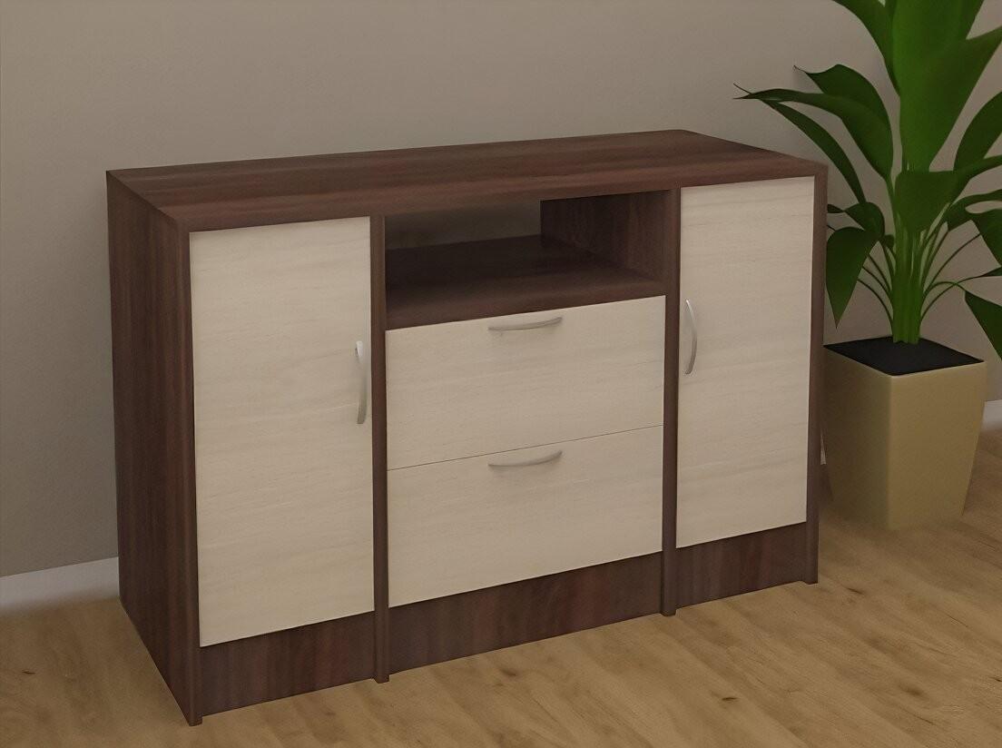 Tumba pentru televizor PS TTV-100 (2 sert.) Trufel / Chamonix Deschis