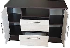 Tumba pentru televizor PS TTV-100 (2 sert.) Wenghe / Chamonix Deschis