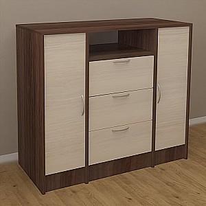 Tumba pentru televizor PS TTV-100 (3 sert.) Trufel / Chamonix Deschis