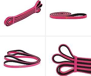 Banda elastica HMS GU06 Pink/Black