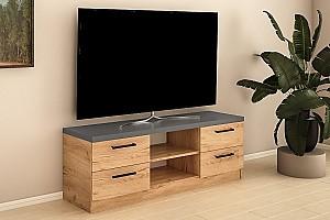 Tumba pentru televizor PS TBZ-150 (1.5 m) Stejar Auriu / Grafit Gri