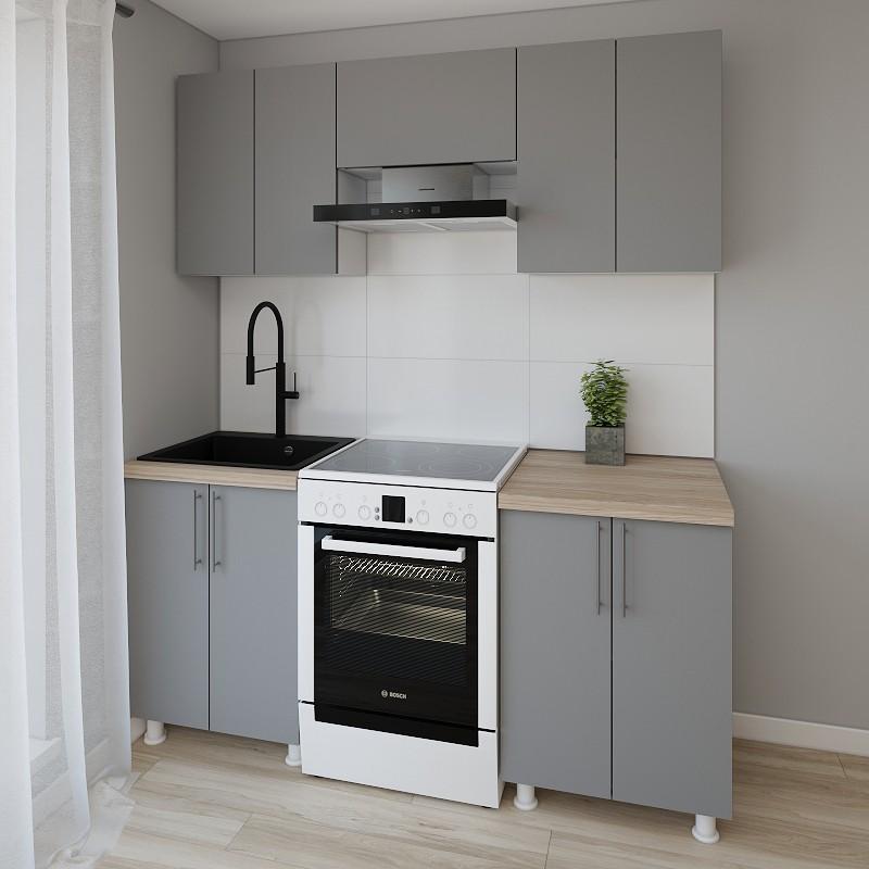 Set mobila bucatarie Smartex K1 180 cm Grafit