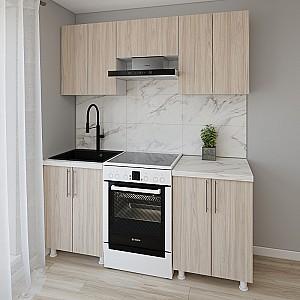 Set mobila bucatarie Smartex K1 180 cm Stejar Deschis