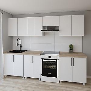 Set mobila bucatarie Smartex K1 280 cm Alb