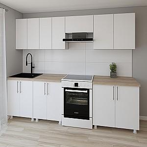 Set mobila bucatarie Smartex K1 260 cm Alb