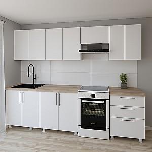 Set mobila bucatarie Smartex K2 280 cm Alb