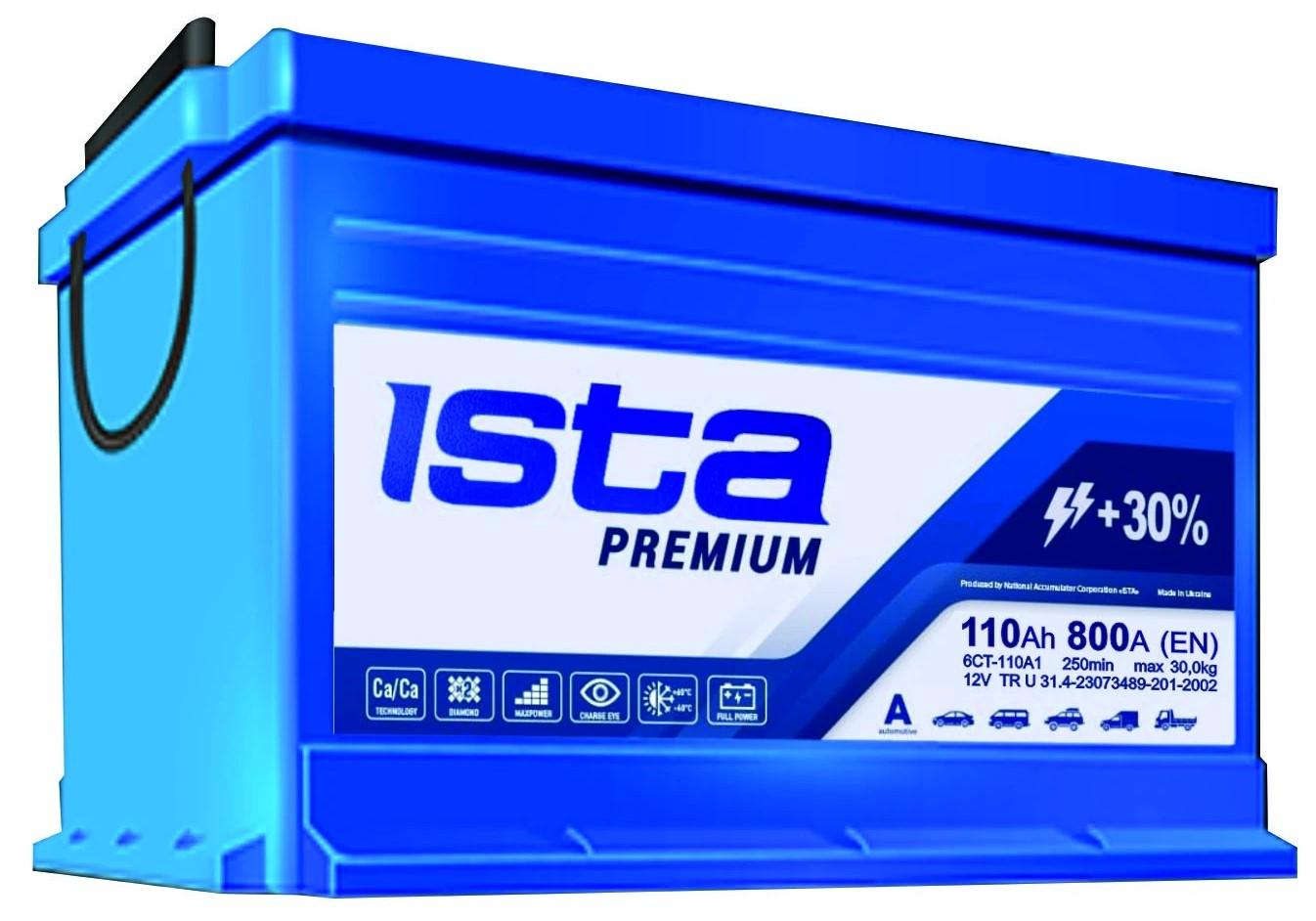Acumulator auto Ista Premium 110AH