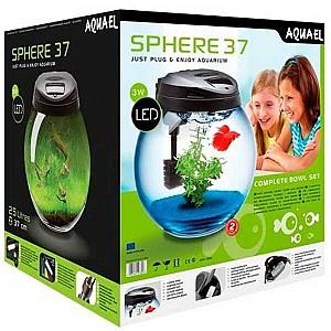 Acvariu Aquael Bowl Sphere 37 Black