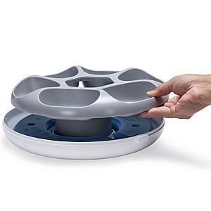 Bol de hrana pentru pisici Beeztees Cat Hrănitor automat pentru pisici ONNI White