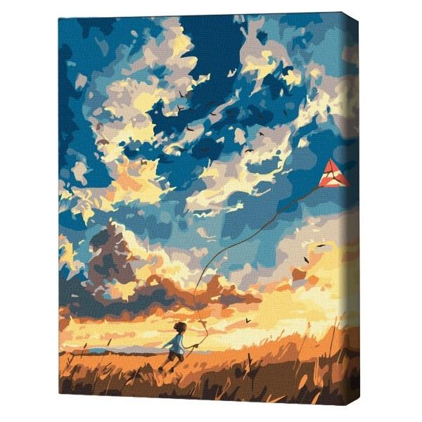 Tablou pe numere BrushMe Prins de cant (fara cutie) 30x40 cm