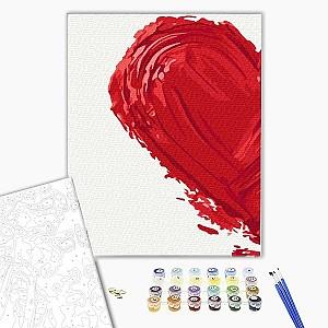 Tablou pe numere BrushMe Amprenta iubirii 1 (fara cutie) 30x40 cm