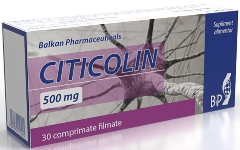 Supliment alimentar Balkan Pharmaceuticals CITICOLIN tablete