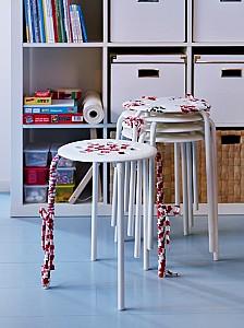 Taburet IKEA Marius 45cm Alb
