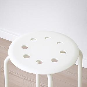 Taburet IKEA Marius 45cm Alb