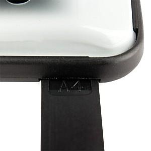 Perforator Axent Exakt-2, 40 coli, roșu, 3940-06-A