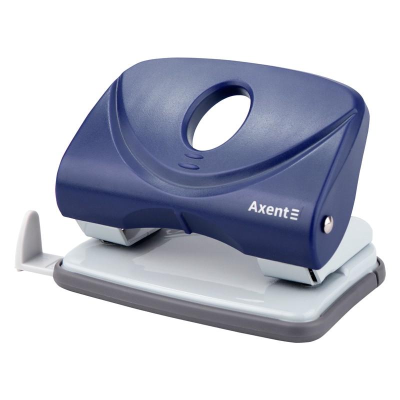 Perforator Axent Welle-2, 20 coli, albastru, 3820-02-A