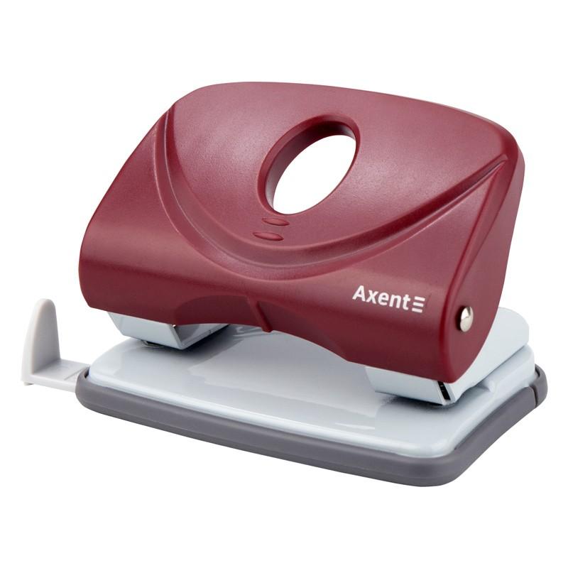 Perforator Axent Welle-2, 20 coli, roșu, 3820-06-A