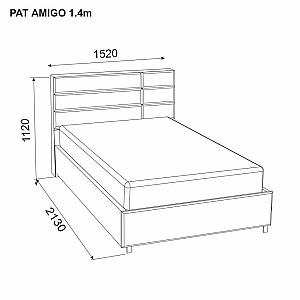 Pat Ambianta Amigo 1.4 m Gri