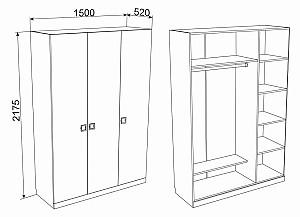 Set dormitor Ambianta Amigo Nr.1 Artisan/Crem