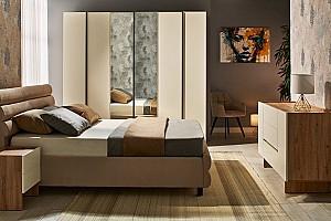 Set dormitor Ambianta Kosmo Artisan/Crem