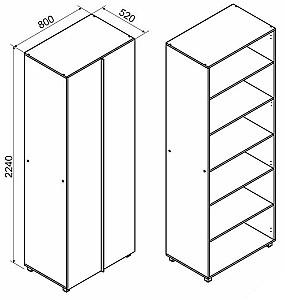 Set dormitor Ambianta Kosmo Artisan/Crem
