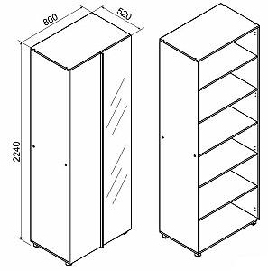 Set dormitor Ambianta Kosmo Gri