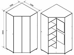 Set dormitor Ambianta Kosmo Gri