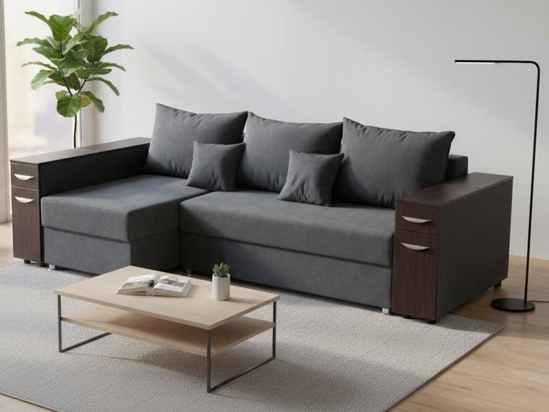 Canapea coltar Elegant Style B2 Dark Blue