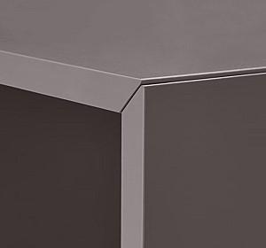 Etajera IKEA Eket cu picioare/lemn 140x35x80 Gri Inchis