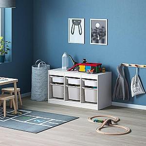Comoda copii IKEA Trofast 99x44x56 Alb