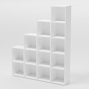 Etajera Smartex Box Set(415) White