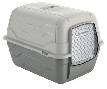 Litiera acoperita pentru pisici Georplast Litieră acoperită Roto-Toilet 52 x 40 x 40cm