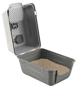 Litiera acoperita pentru pisici Georplast Litieră acoperită Roto-Toilet 52 x 40 x 40cm