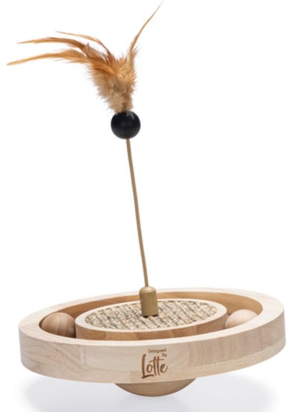 Jucarie pentru pisica Beeztees jucărie pentru pisici WINNIE Wood Brown 22x22x30cm