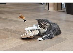 Jucarie pentru pisica Beeztees jucărie pentru pisici WINNIE Wood Brown 22x22x30cm