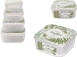 Set de recipiente alimentare Bytplast Phibo WoodLand (45486)