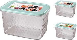 Set de recipiente alimentare Bytplast Phibo Cristal (45591)