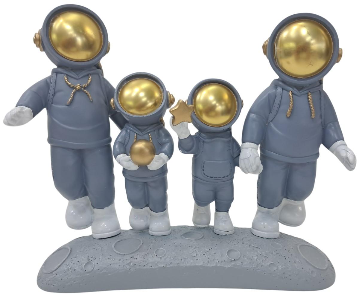 Decoratiune de interior LuxDecor Cosmonaut 4ps 358-9 Albastru