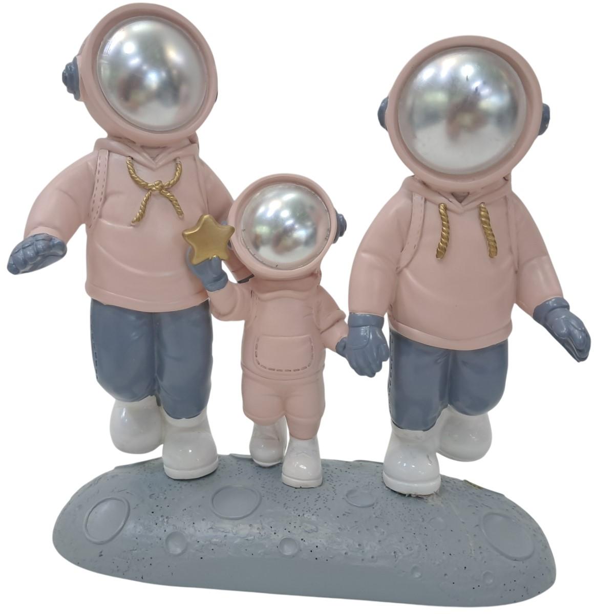 Decoratiune de interior LuxDecor Cosmonaut 3ps 358-8 Roz