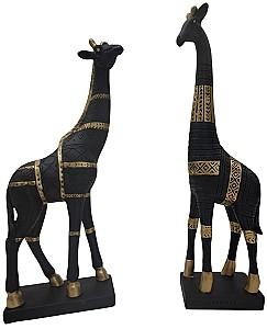 Decoratiune de interior LuxDecor Girafa 2ps 358-10 Negru