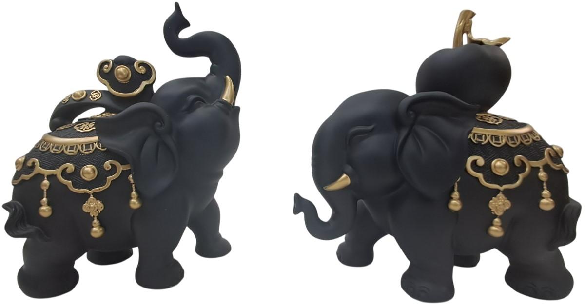 Decoratiune de interior LuxDecor Elefant 358-12 Negru
