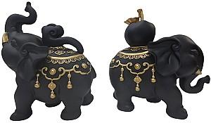 Decoratiune de interior LuxDecor Elefant 358-12 Negru